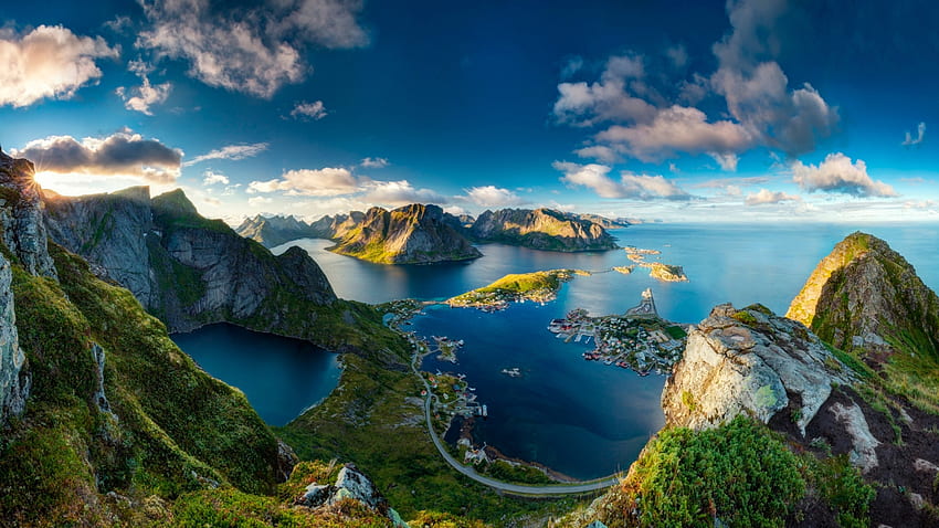 Reinebringen Norwegen, 5120X2880 Natur HD-Hintergrundbild