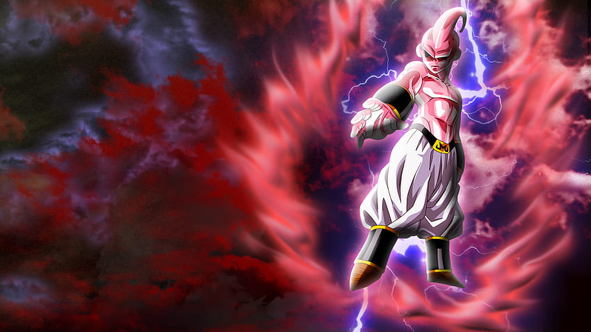 Arte Dinâmica Majin Boo 🔥 #anime #majinboo #dragonballz #wallpaper #4