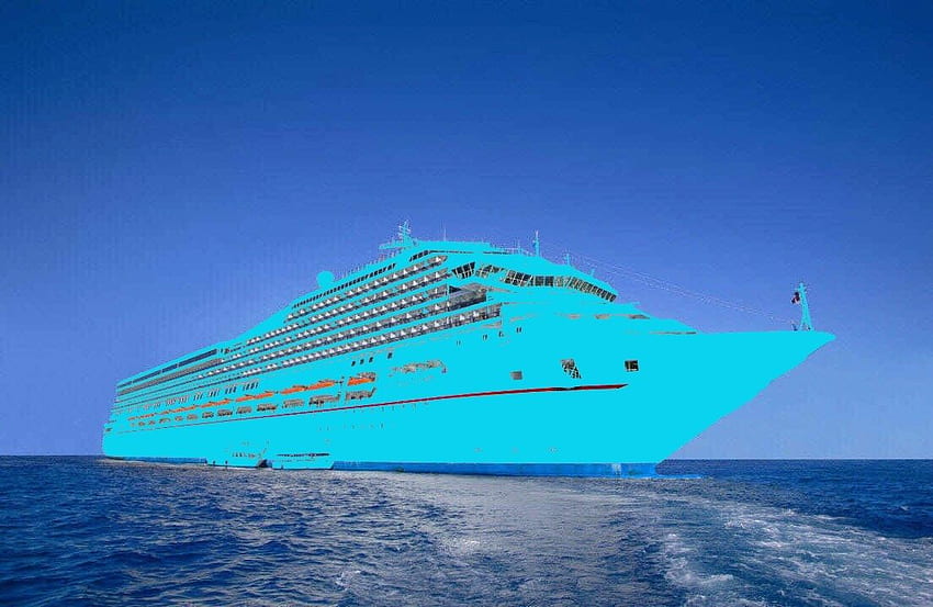 Kreuzfahrtschiff-Hintergrund. Karneval voll voll, Ultra Cruise Ship HD-Hintergrundbild