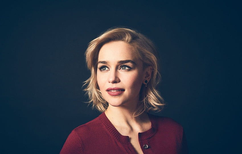 actress, blonde, Emilia Clarke for , section HD wallpaper