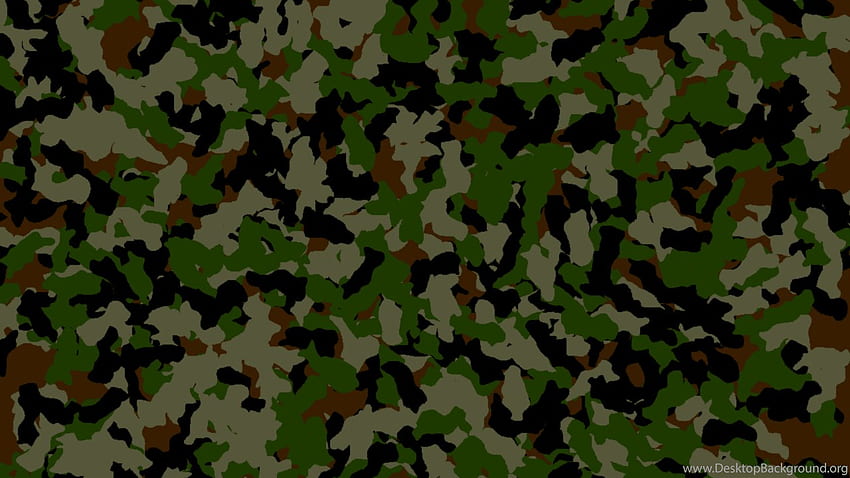 Verde militar, verde e marrom papel de parede HD