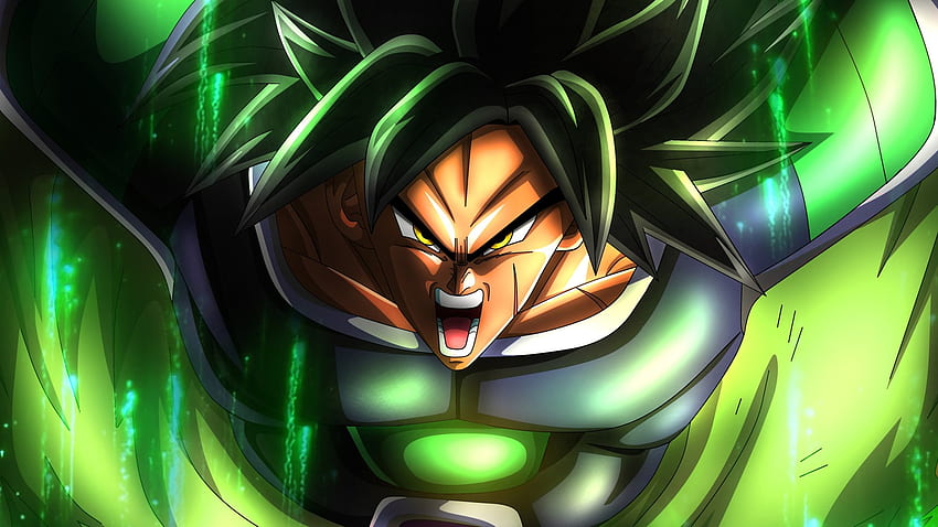 Super Saiyan Green and Background, Goku Green HD wallpaper
