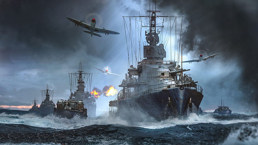 War Thunder Official without Logo ( /1440p), War Ship HD wallpaper