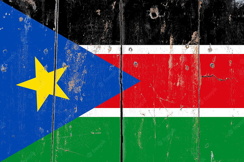 Древен Судан. Вектори, акции и PSD, флаг на Южен Судан HD тапет
