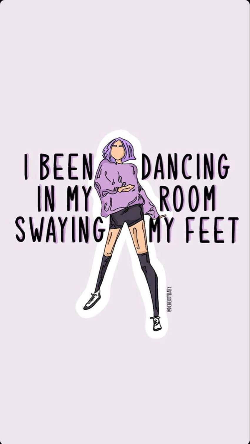 I been dancing in my room” tiktok . iPhone lyrics, Funny phone , iphone cute, Tiktok Dance HD phone wallpaper