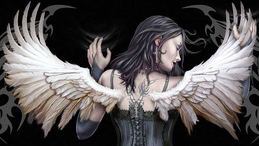 Gothic Angel . Dark angel , Gothic angel, Angel art HD wallpaper