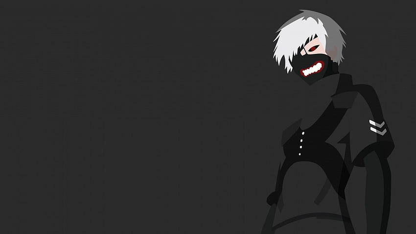 Anime oscuro minimalista, Black Reaper fondo de pantalla