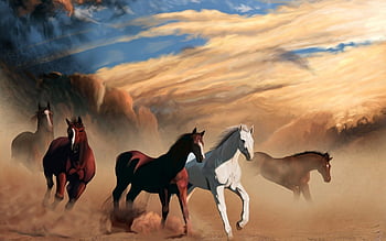 Page 2 | seven running horse HD wallpapers | Pxfuel