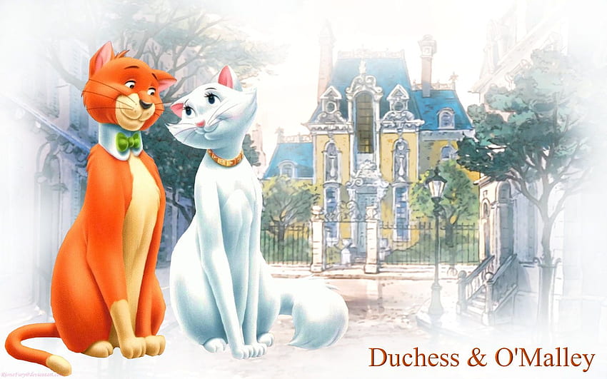 Duchess and O'Malley - The Aristocats 32876691 HD wallpaper