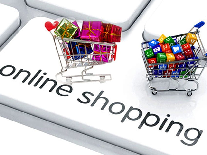 Online shopping hits record high in March HD wallpaper