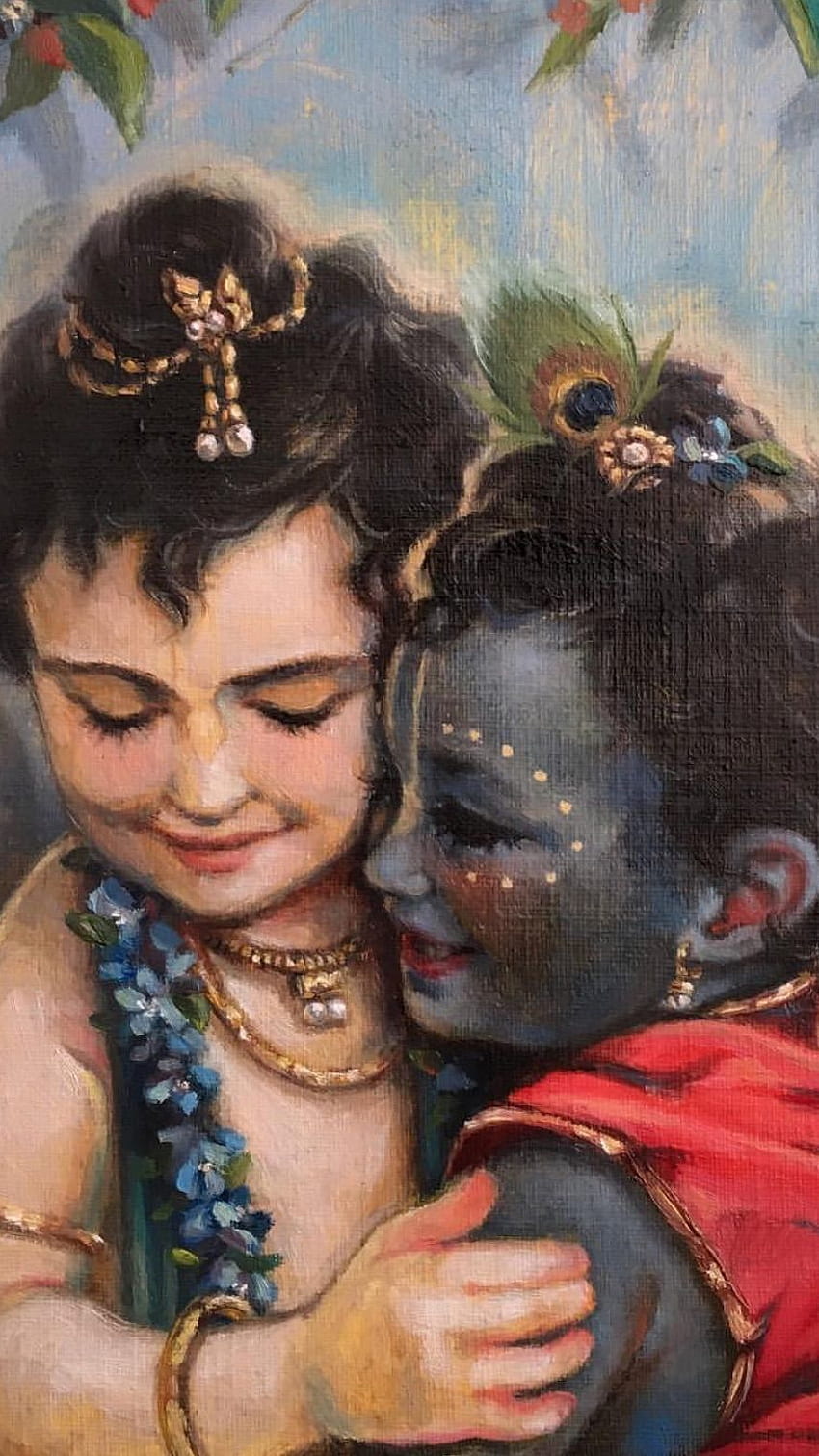 Krishna , potret anak, anak, potret wallpaper ponsel HD