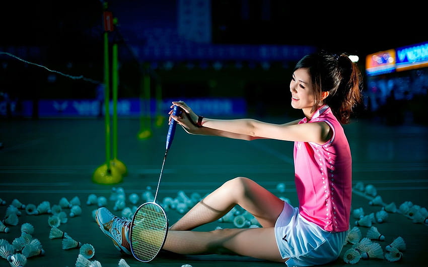 Sports Girl in HQ . Sports , Badminton, Sport girl HD wallpaper