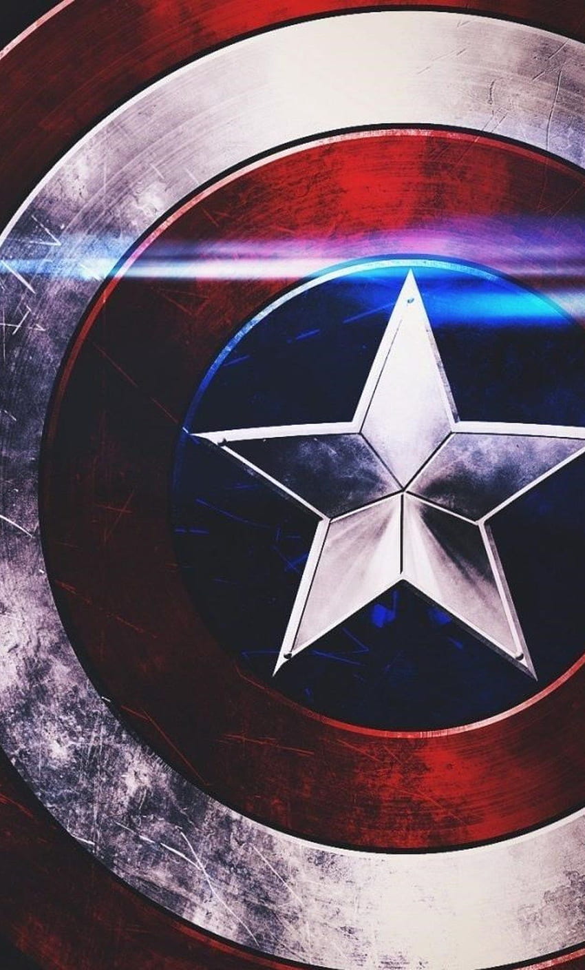 48 Captain America Shield iPhone Wallpaper  WallpaperSafari