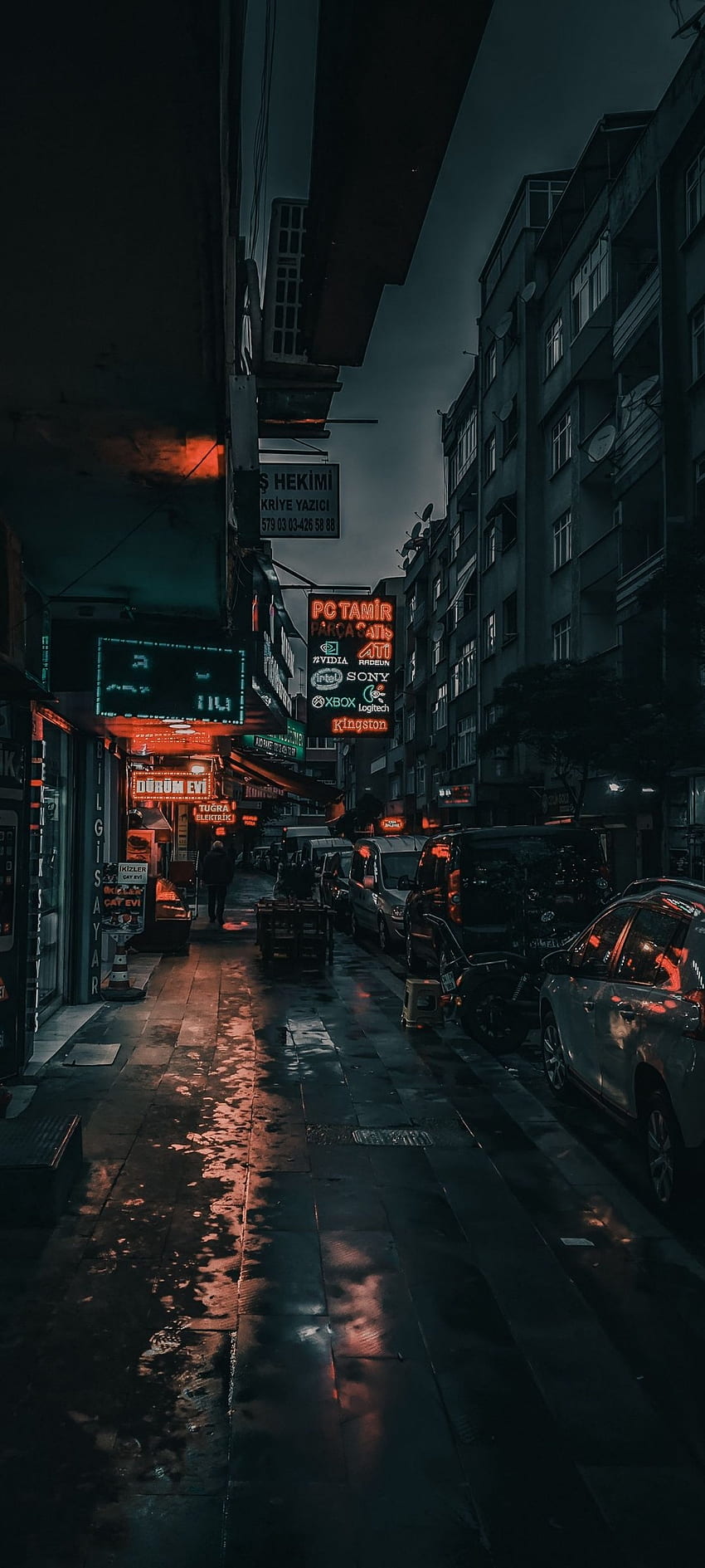 Dunkle Stadt, Chill HD-Handy-Hintergrundbild