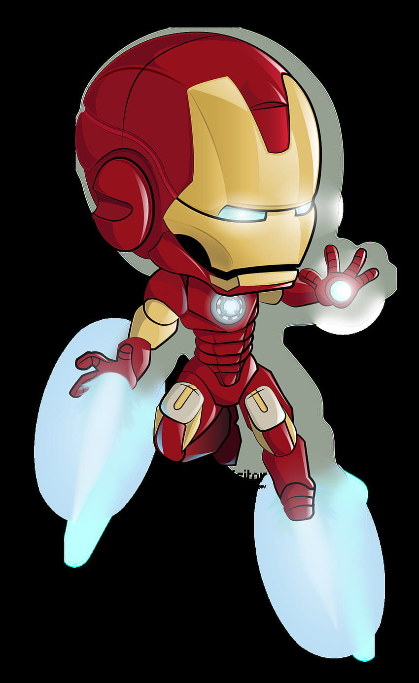 Iron Man Cartoon, Iron Man Chibi HD phone wallpaper | Pxfuel