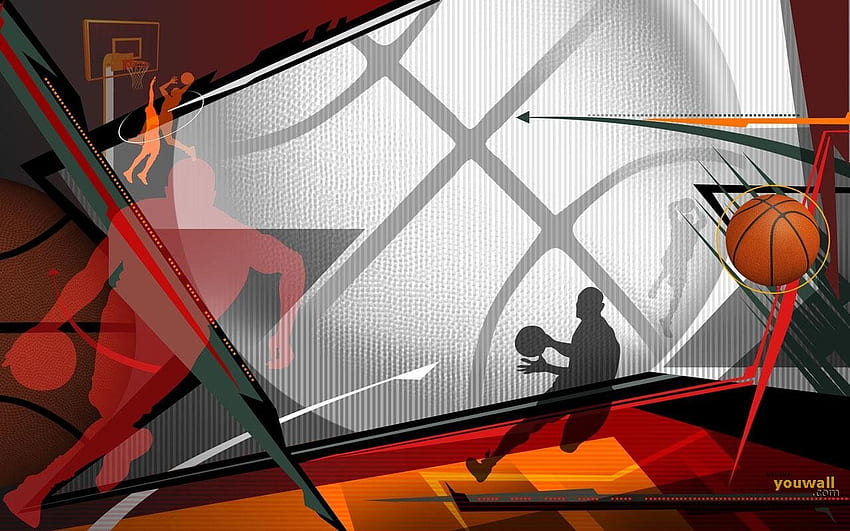 Basketball-PC-Hintergrund für niedlichen Basketball HD-Hintergrundbild
