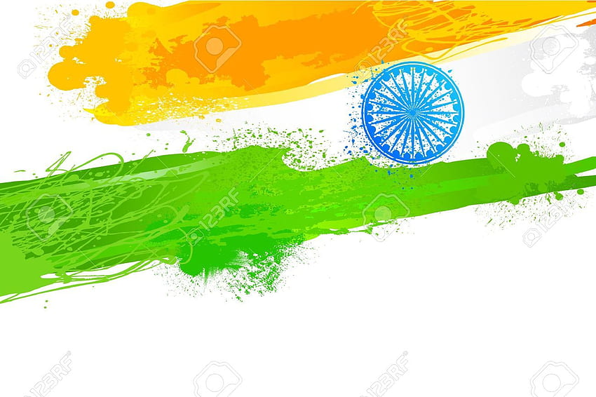 индийски флаг - индийски трикольор HD тапет