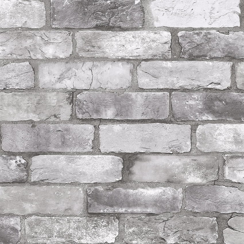 25386 Rustin Grey Reclaimed Bricks By A Street Prints HD phone wallpaper