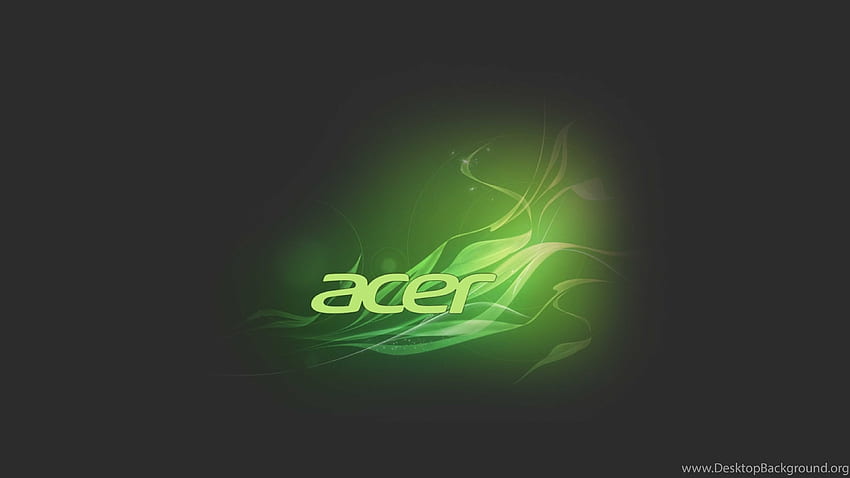 Green and black acer logo Background HD wallpaper