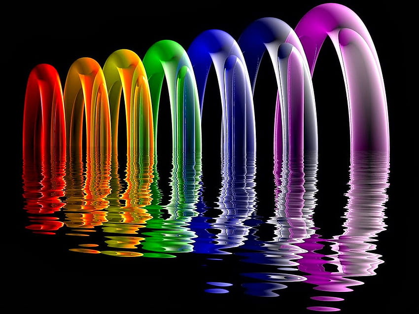 3D Rainbow Mobile - Satisfying, Amazing Rainbow HD wallpaper | Pxfuel