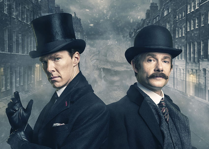 Benedict Cumberbatch y Martin man Sherlock Holmes Laptop Full , , Antecedentes y fondo de pantalla