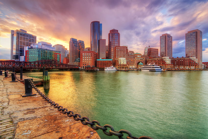 Kota Boston, Massachusetts Ultra dan Latar Belakang Wallpaper HD