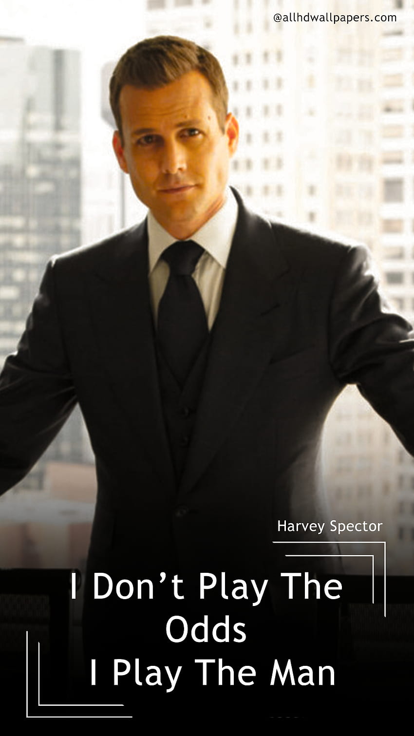 Cytaty Harveya Spectera zainspirują cię do ciężkiej pracy, Harveyu Specterze Tapeta na telefon HD