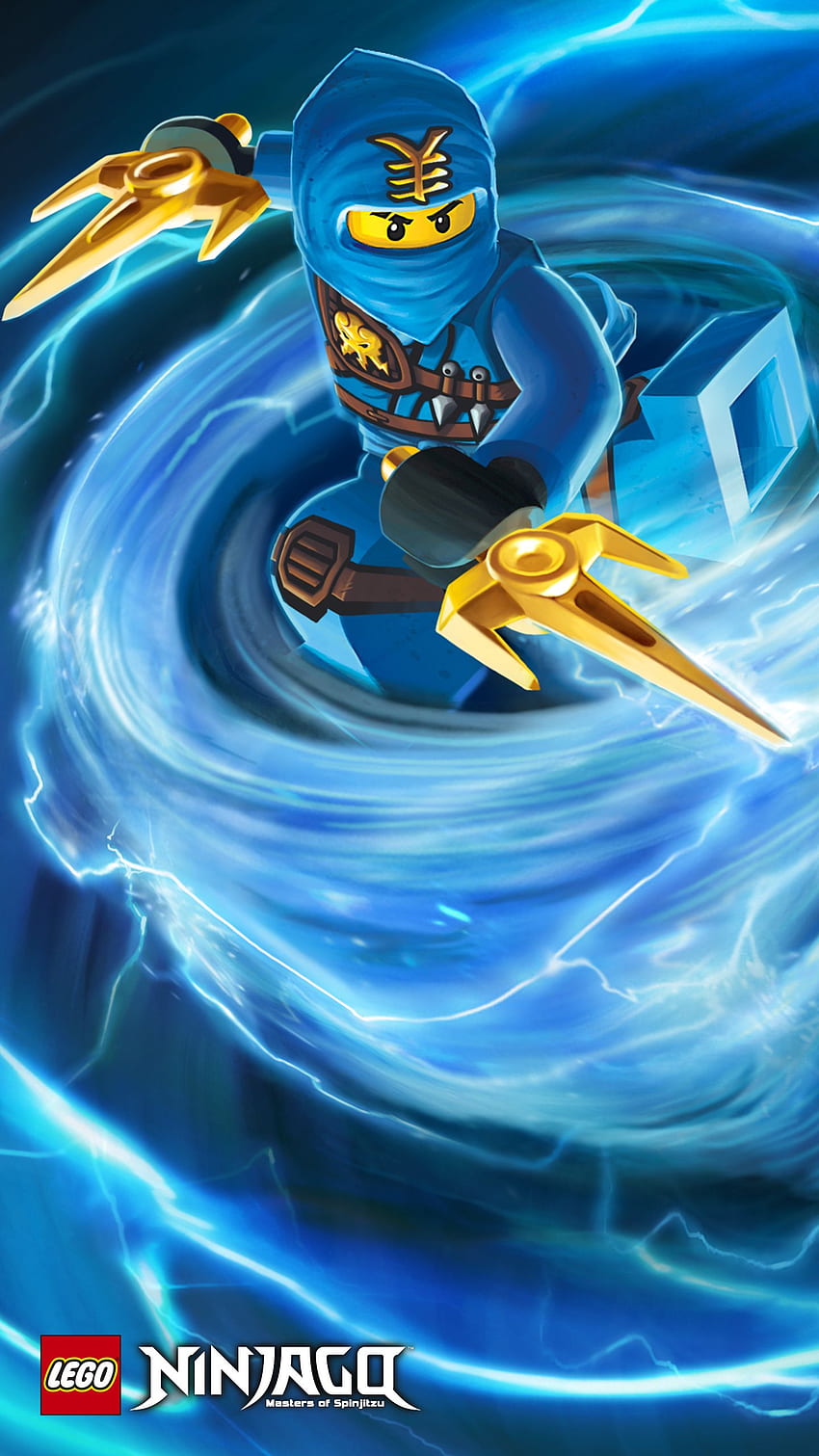 Jay Poster: Tournament of Elements - - LEGOÂ® NINJAGO, Blue Ninja HD тапет за телефон