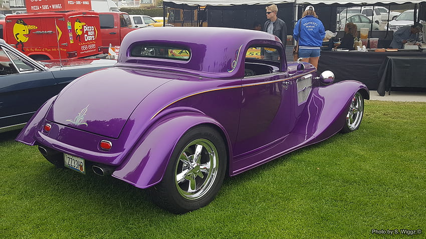 Classic and Vintage Car Show, Channel, Vintage, Car, Coupe, Islands, Classic, California, Purple HD wallpaper