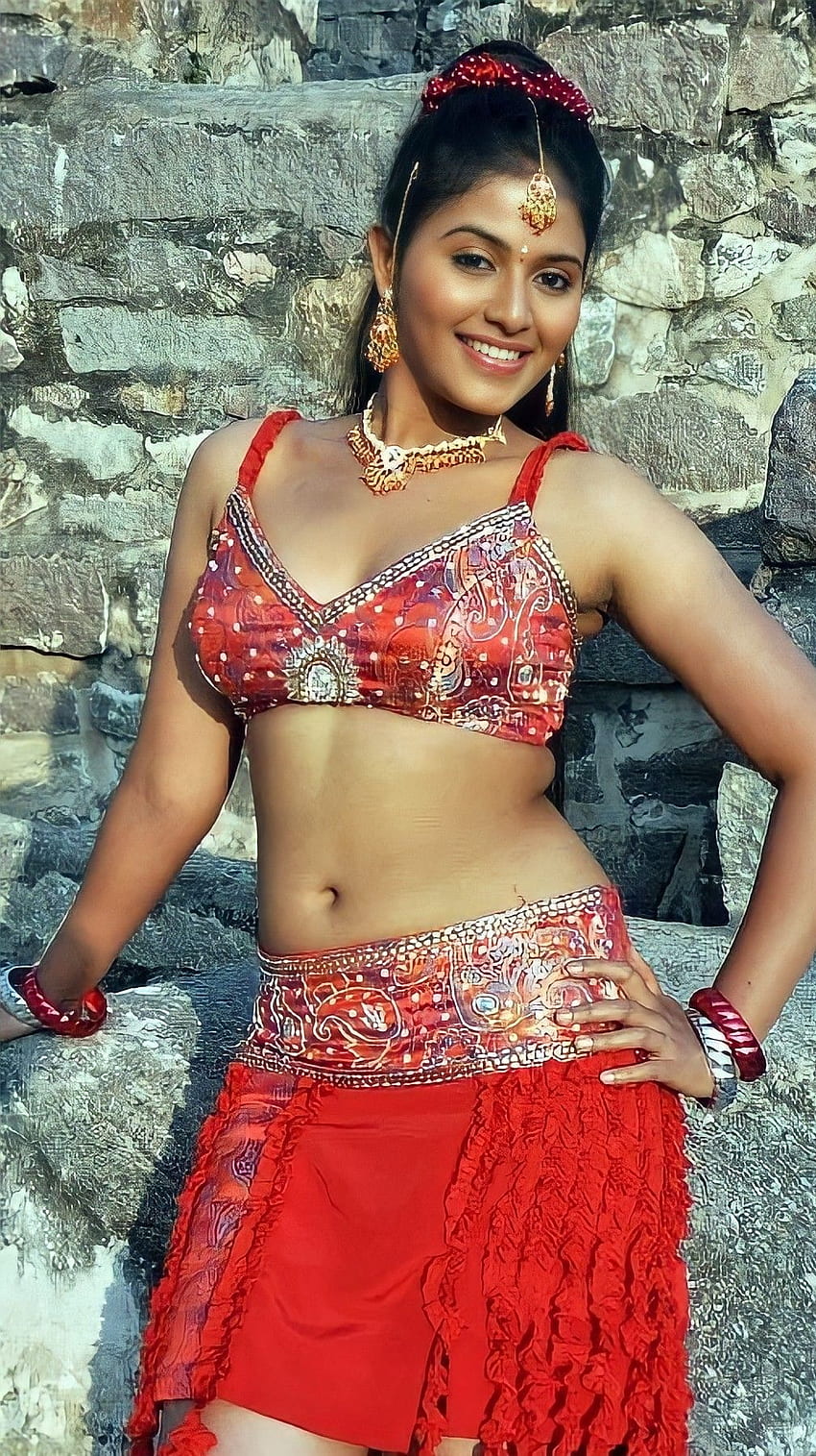 Anjali, tamilische Schauspielerin, Nabel HD-Handy-Hintergrundbild