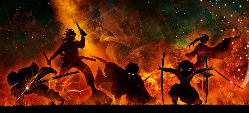 Demon Slayer Art, Anime, e Background, Demon Slayer Fire Sfondo HD