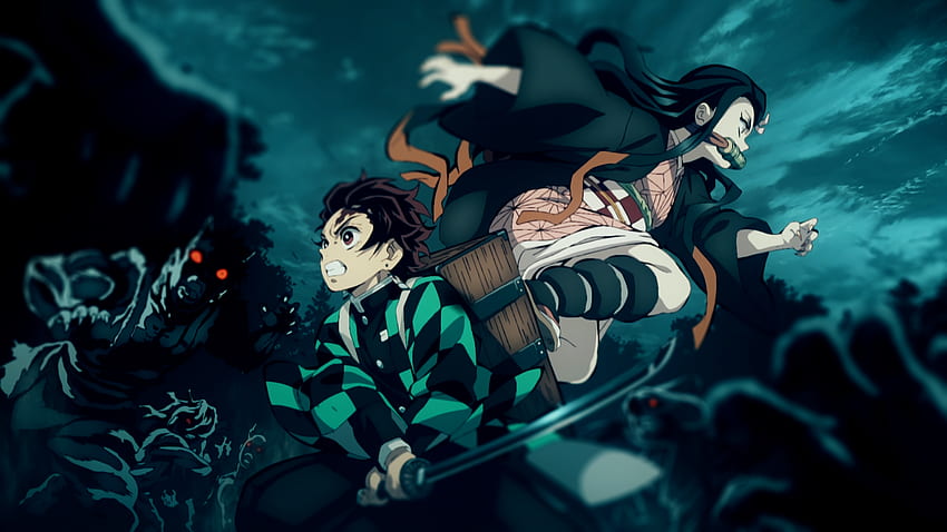 Tanjirou and Nezuko, Genya Shinazugawa HD wallpaper