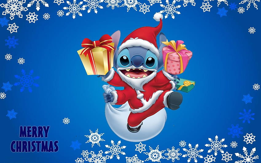 Navidad Stitch, Disney Christmas Computer HD wallpaper