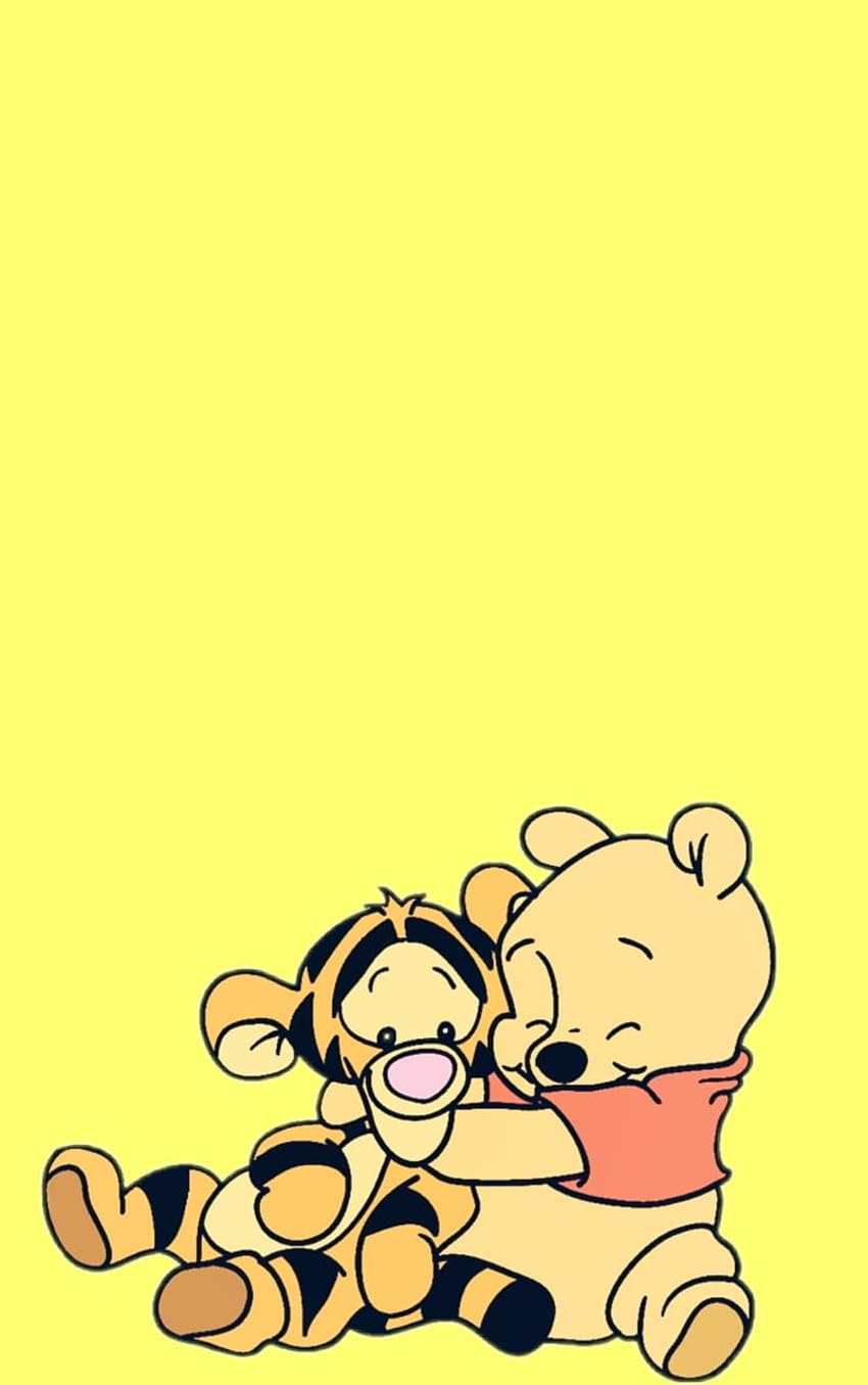 Download Cute Winnie The Pooh Iphone Disney Logo Wallpaper  Wallpaperscom