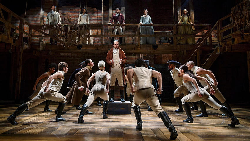 Czy „Hamilton” to najlepszy musical na Broadwayu wszechczasów?, Hamilton Broadway Musical Tapeta HD