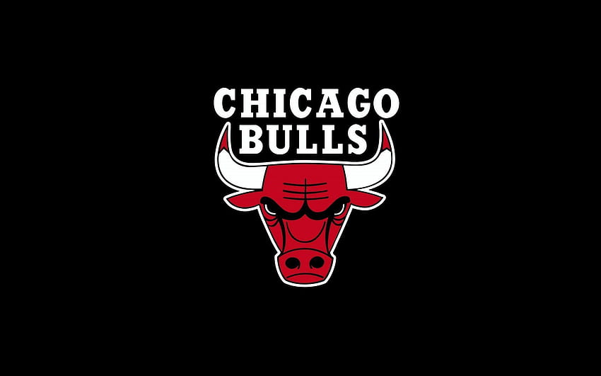 Chicago Bulls, logotipo dos touros papel de parede HD