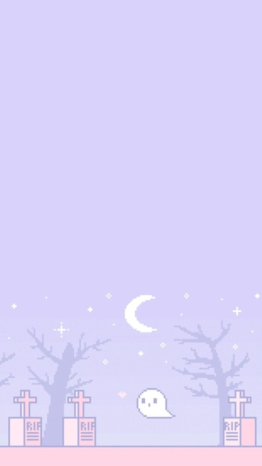 Pastel Aesthetic Anime, Purple Pastel Kawaii HD phone wallpaper