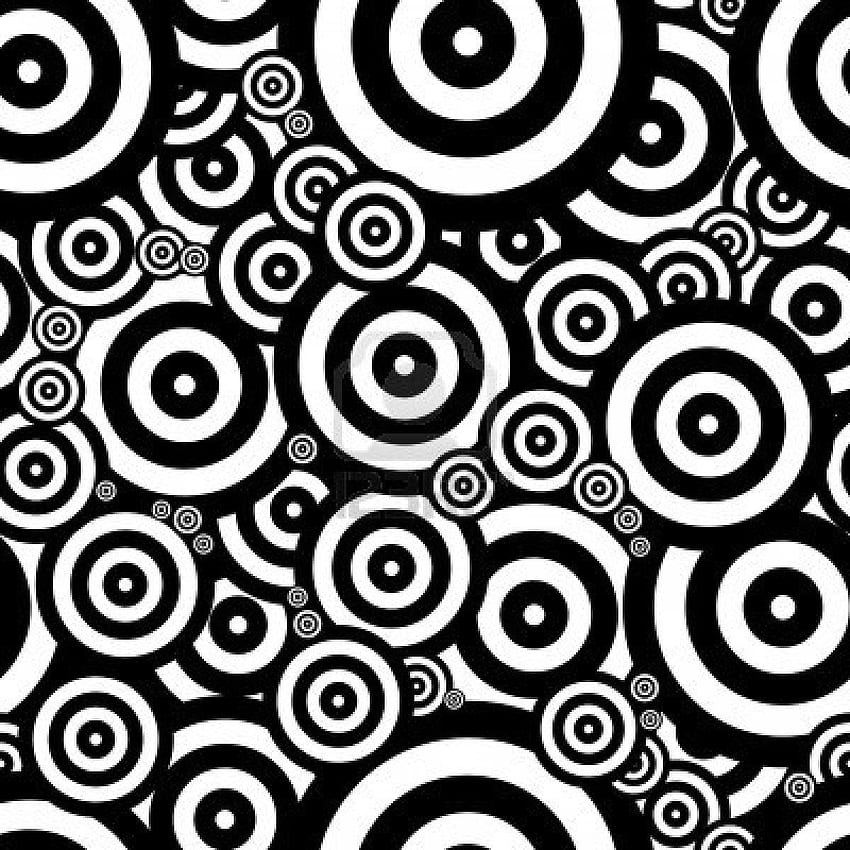 Black and white seventies inspired psychedelic retro pattern. Retro pattern, Psychedelic pattern, Black and white, Black and White 70s HD phone wallpaper