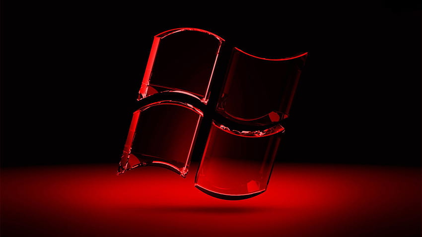 Negro - Rojo de Windows - y , fragmentos negros y rojos fondo de pantalla