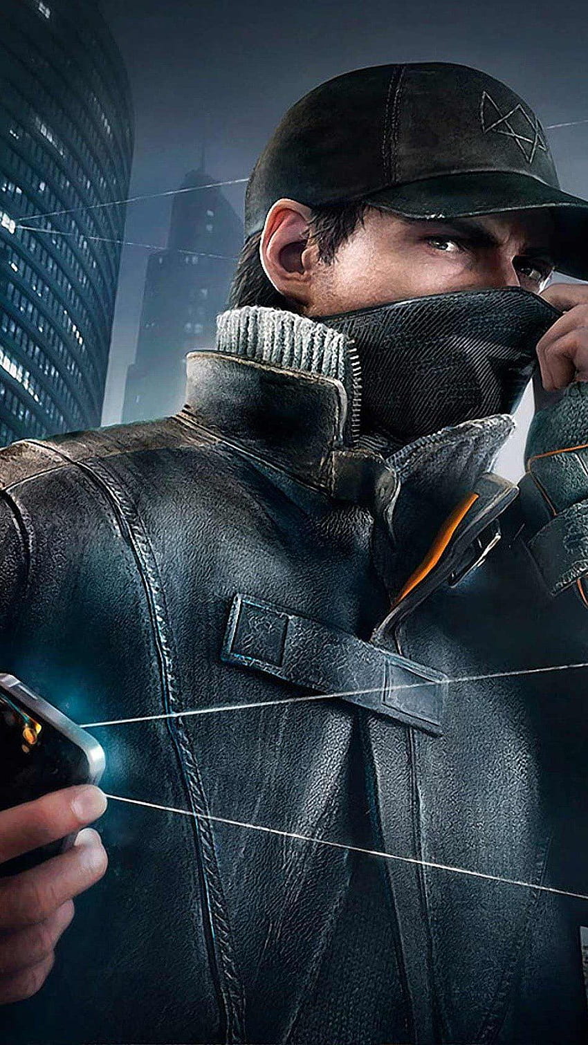Aiden Pearce in Watch Dogs Quad HD phone wallpaper