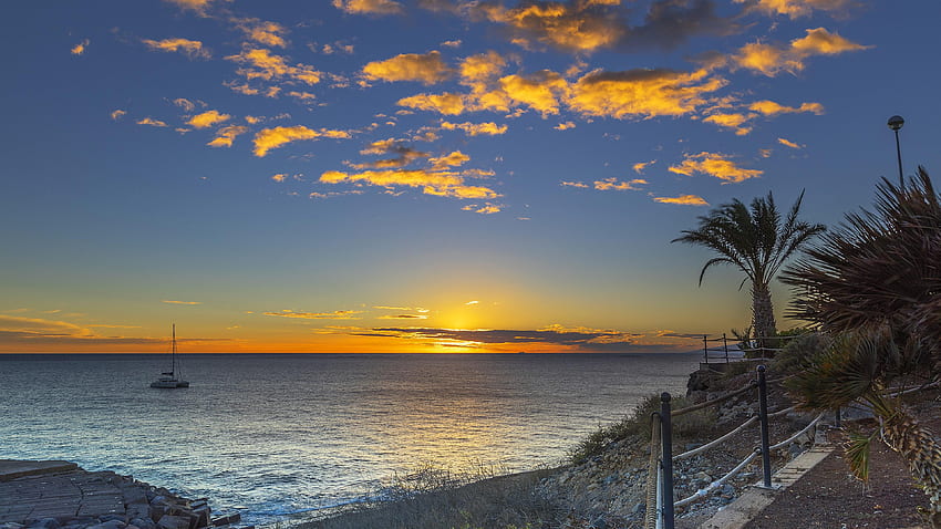 Tenerife, Tenerife Sunset HD wallpaper