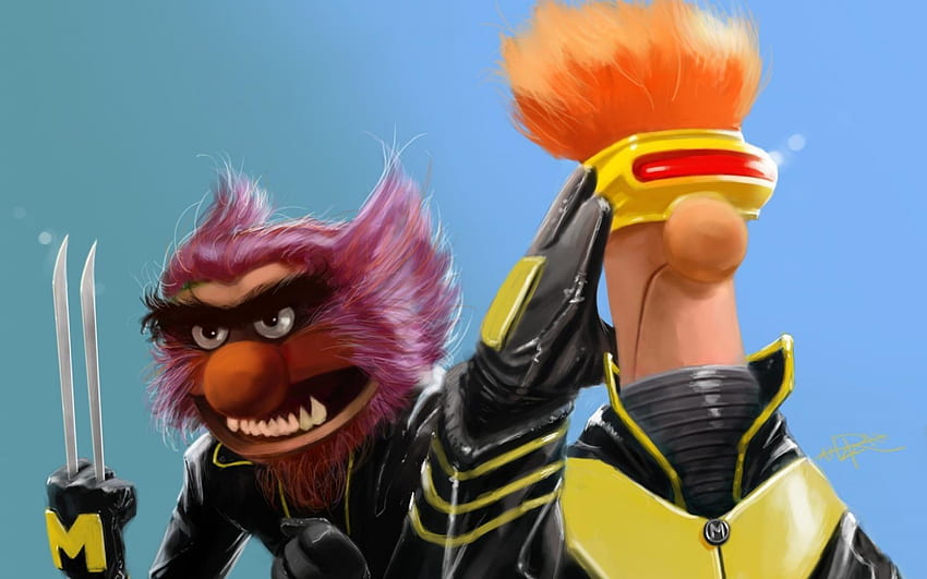 Lustige Muppets HD-Hintergrundbild