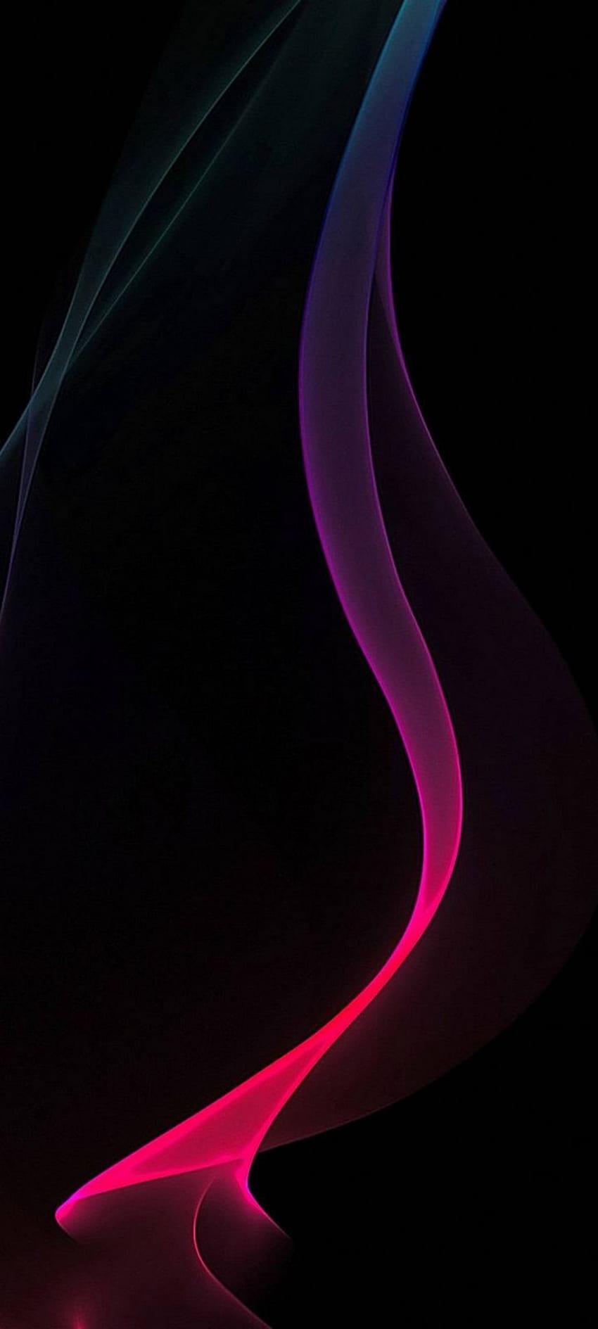 Capa abstracta púrpura rosa, Infinix Hot 8 fondo de pantalla del teléfono