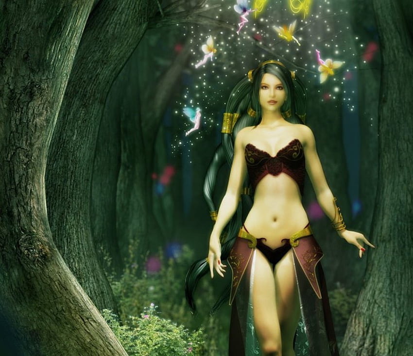 Die neue Feenkönigin, Fee, CG, Fantasy HD-Hintergrundbild