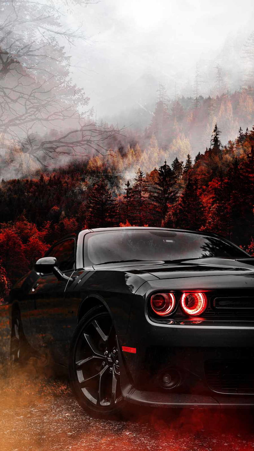 1280x2120 Black Dodge Challenger 4k iPhone 6 HD 4k Wallpapers Images  Backgrounds Photos and Pictures