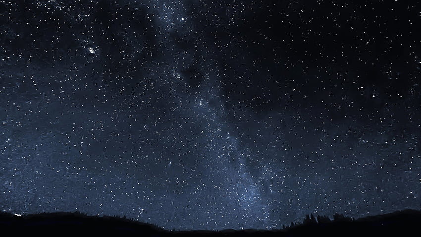 Sternennacht, Sternenhimmel bunt HD-Hintergrundbild