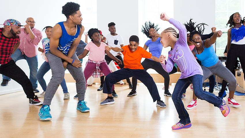 Fundo de dança, compatível - dança social afro-americana -, dança zumba papel de parede HD