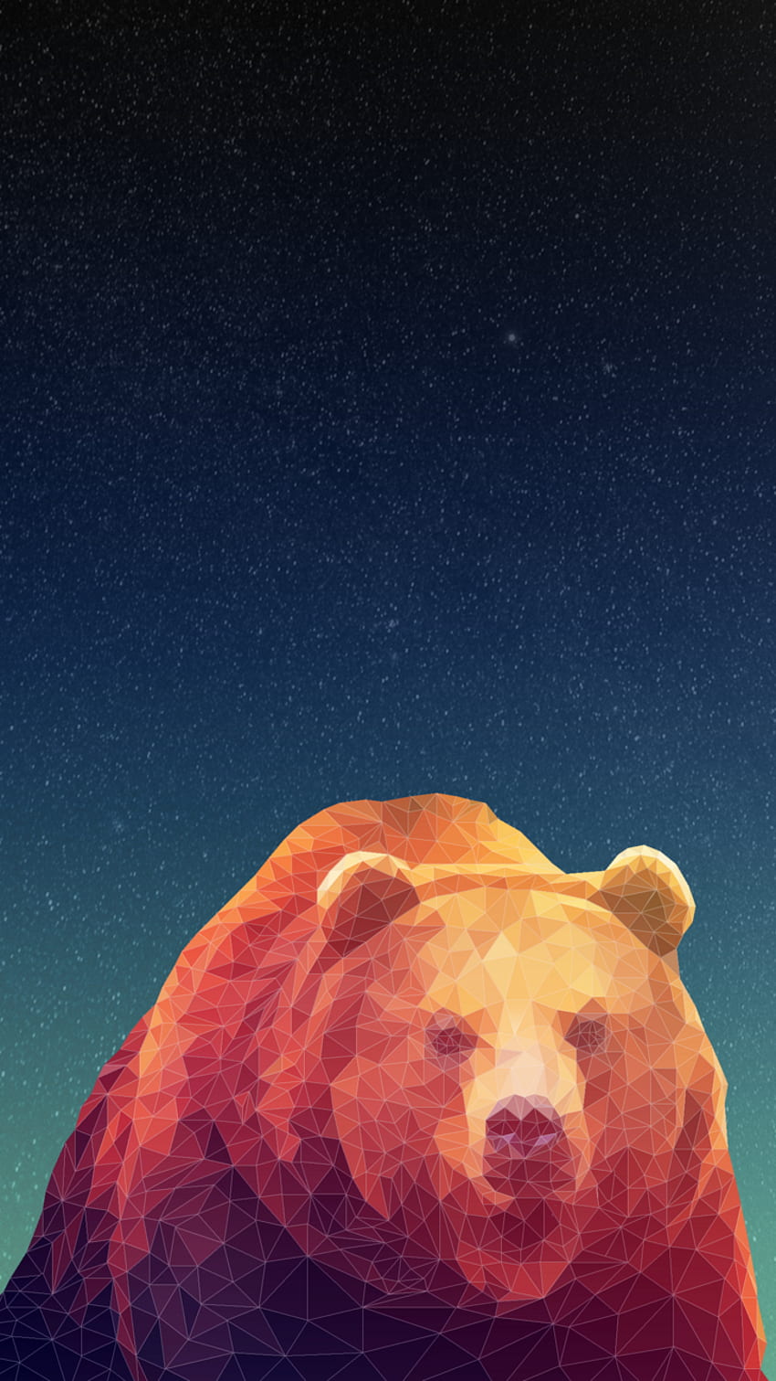 Low poly bear phone, Bear Art HD phone wallpaper | Pxfuel