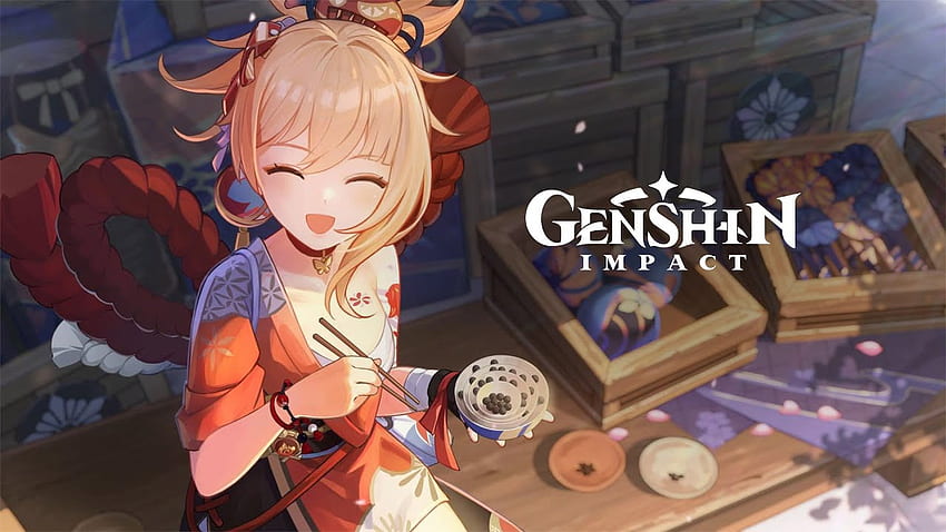 Genshin Impact' Releases New Yoimiya Trailer, Banner Date, Move Set HD wallpaper