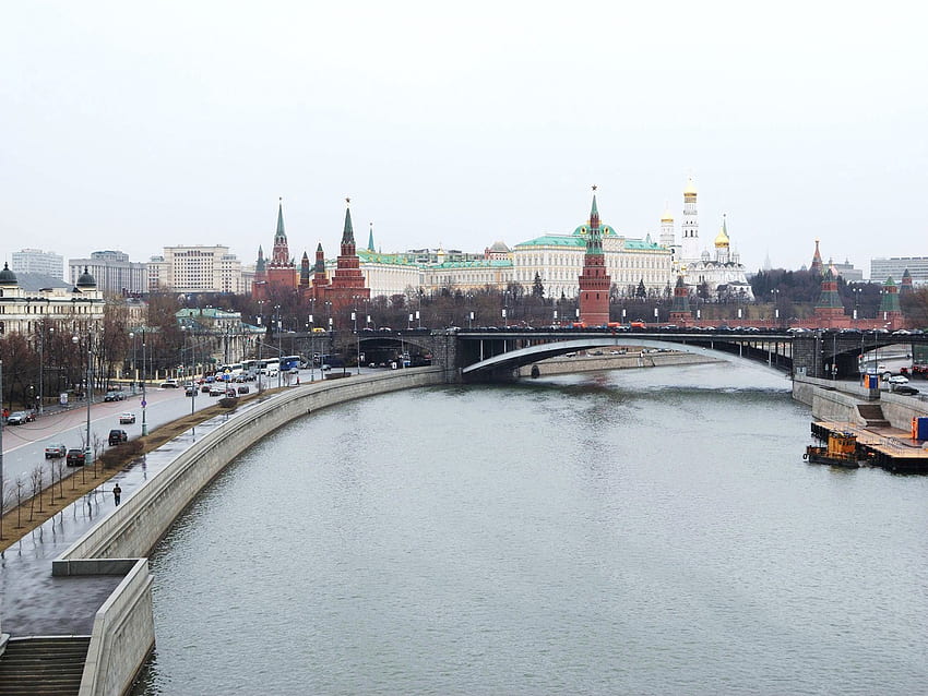 Landscape, Cities, Rivers, Moskow HD wallpaper